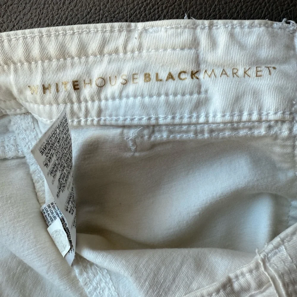White House Black Market White Pret-a-Pedi Ankle Pants - Picture 2 of 11